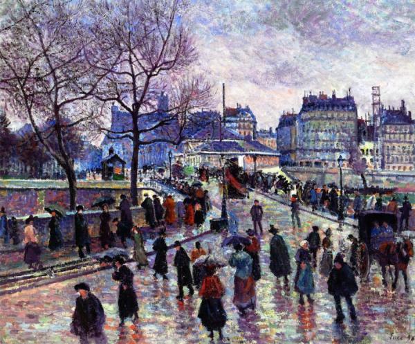 Paris, The Pont De L'archevêché by Maximilien Luce