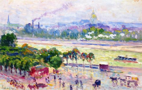 Paris, The Seine And The Place De L'alma by Maximilien Luce