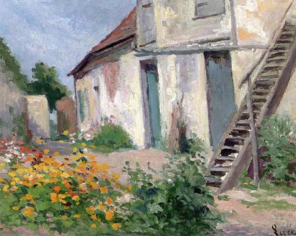 Rolleboise, The Artist's House by Maximilien Luce