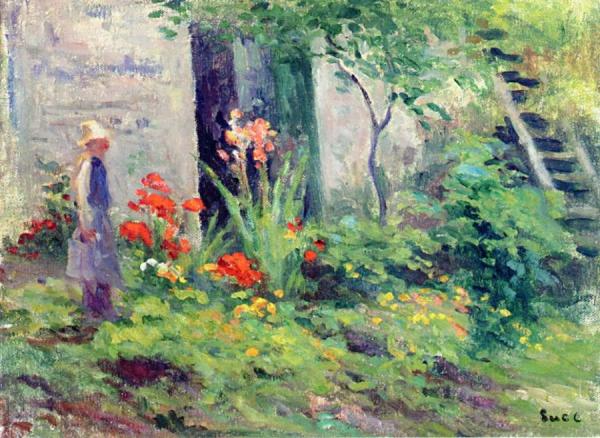 Rolleboise, The Garden by Maximilien Luce