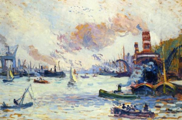 Rotterdam by Maximilien Luce