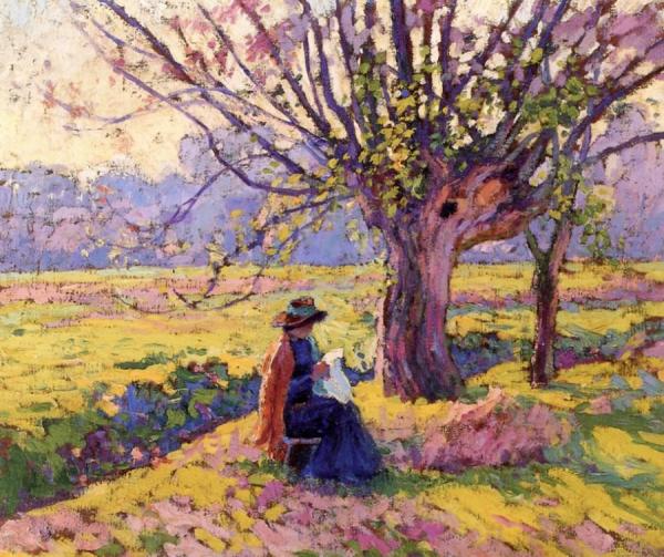 Seated Woman by Maximilien Luce