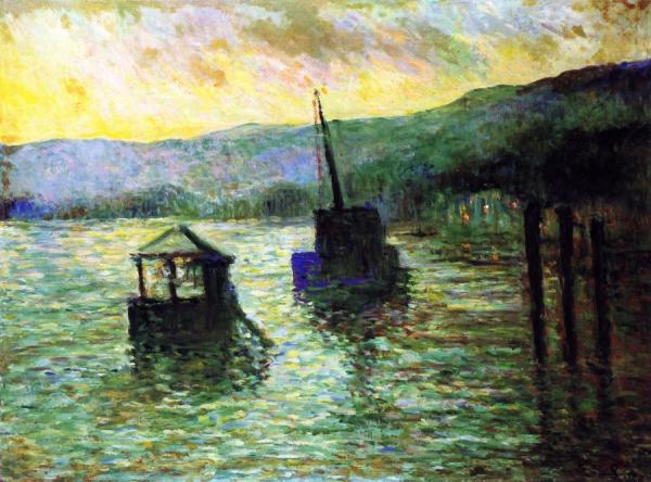Sévres, The Flood by Maximilien Luce