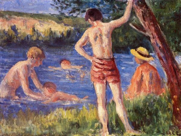 Maximilien Luce Swimming