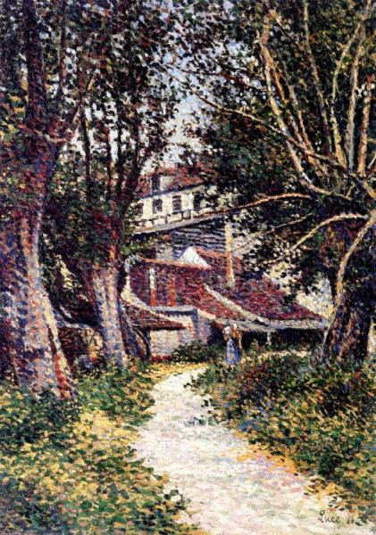 The Banks Of The Bièvre by Maximilien Luce