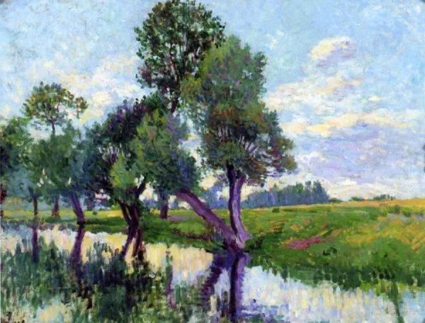 The Banks Of The Cure by Maximilien Luce