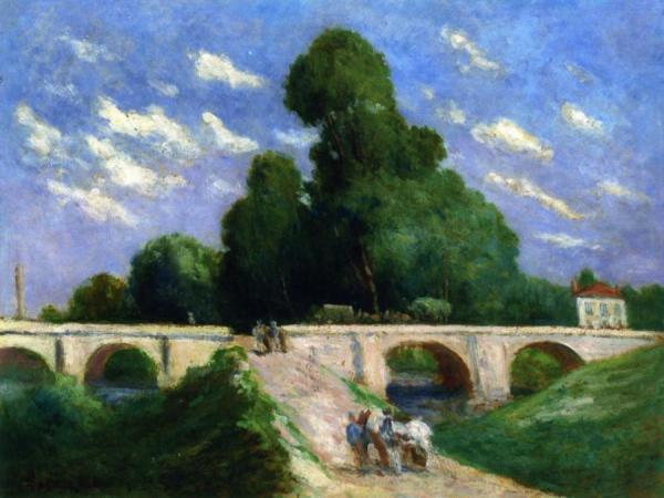 The Bridge Over The Loing At Montargis by Maximilien Luce