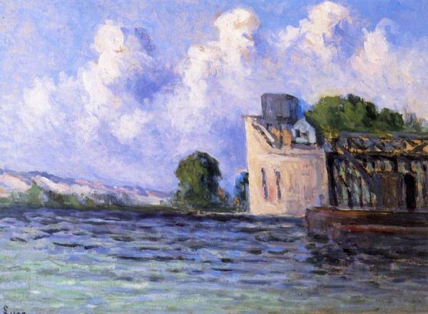 The Dam On The Seine by Maximilien Luce