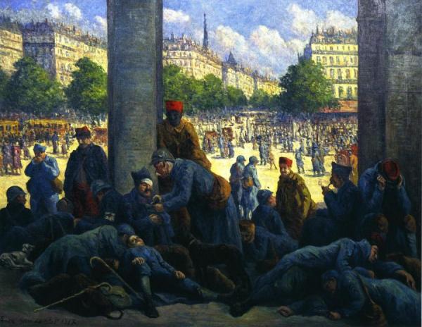 The Gare De L'est by Maximilien Luce