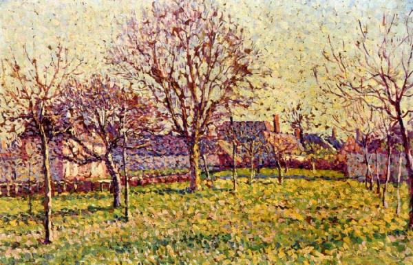 The Orchard At Eragny by Maximilien Luce
