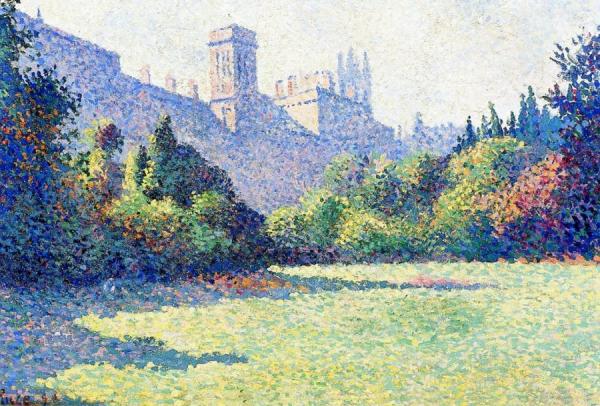 The Park by Maximilien Luce