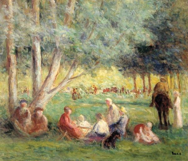 The Picnic by Maximilien Luce