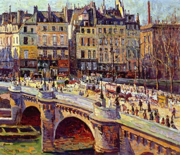 Maximilien Luce The Quai Conti, Daytime