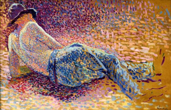 The Rest - Le Repos De L'ouvrier by Maximilien Luce