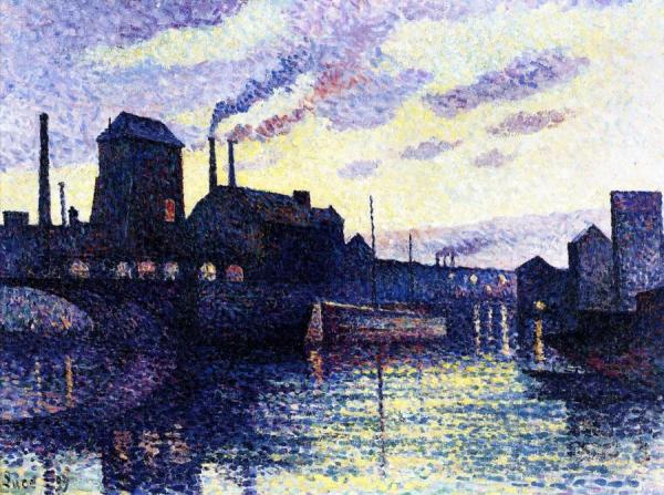 The Sambre, Marchiennes by Maximilien Luce