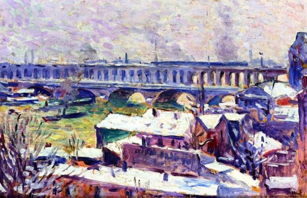 The Seine by Maximilien Luce