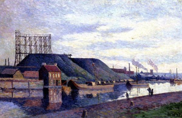 The Slag Heaps Of Sacré Madame by Maximilien Luce