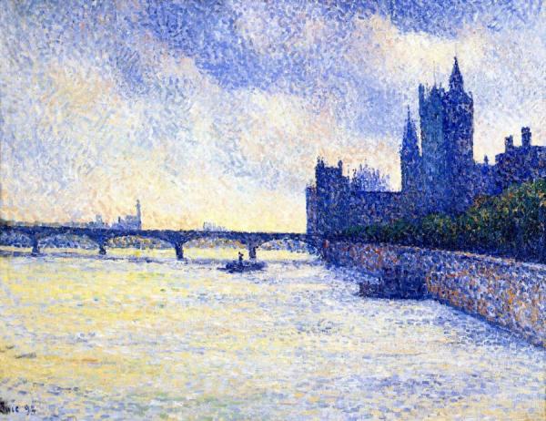 Maximilien Luce The Thames And The Houses Of Parliament, London