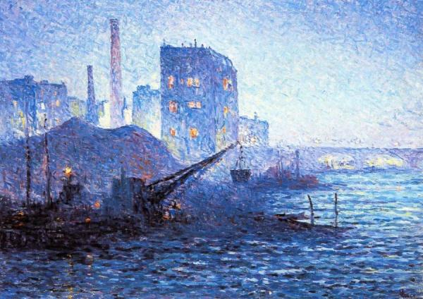 Maximilien Luce The Thames In London