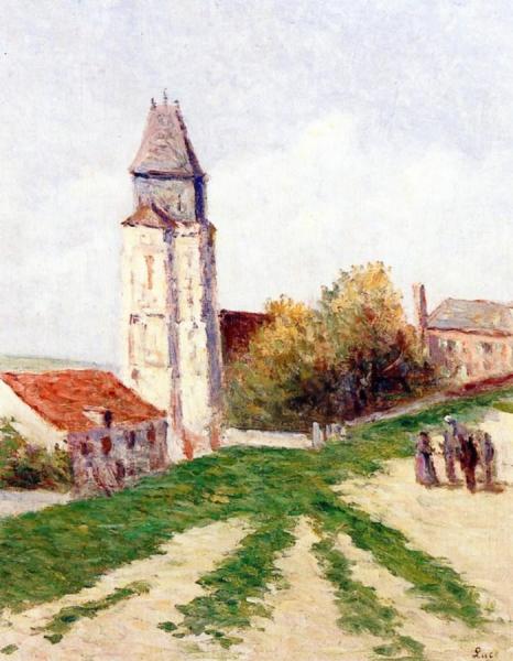 The Tower Road by Maximilien Luce