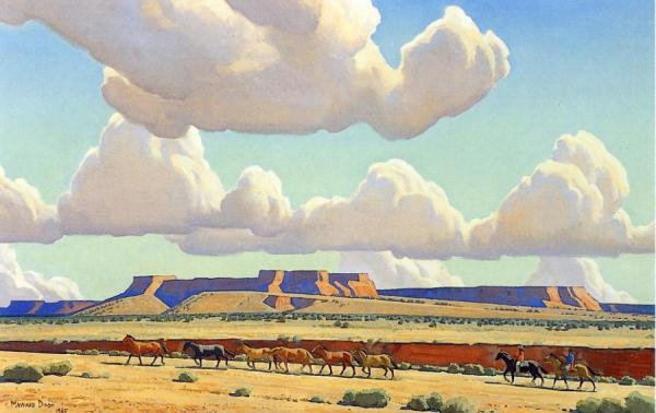 Maynard Dixon Wide Lands Of The Navajo