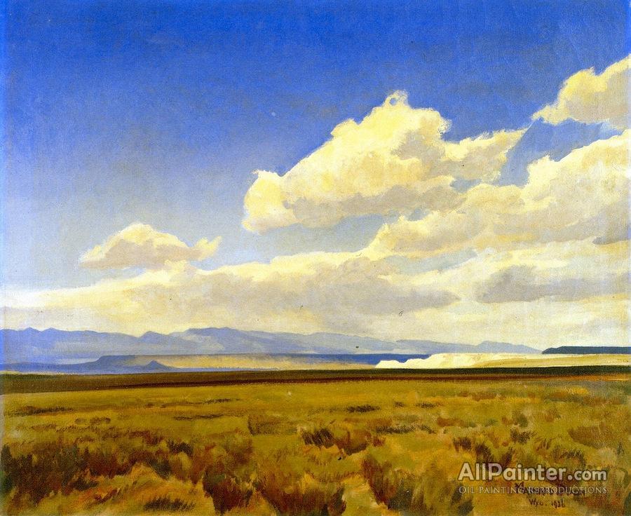 Maynard Dixon Wind Of Wyoming Oil Painting Reproductions