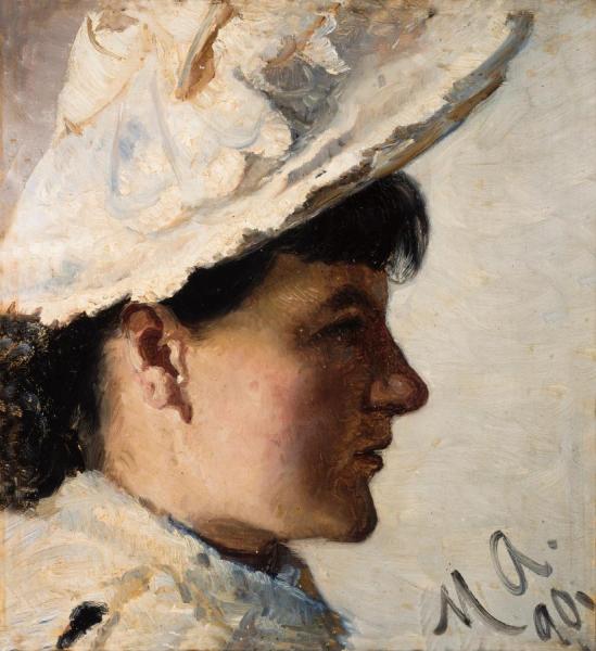 Gerda Ahlborn by Michael Ancher