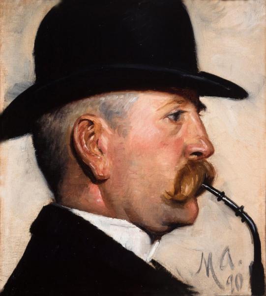 Michael Therkildsen by Michael Ancher
