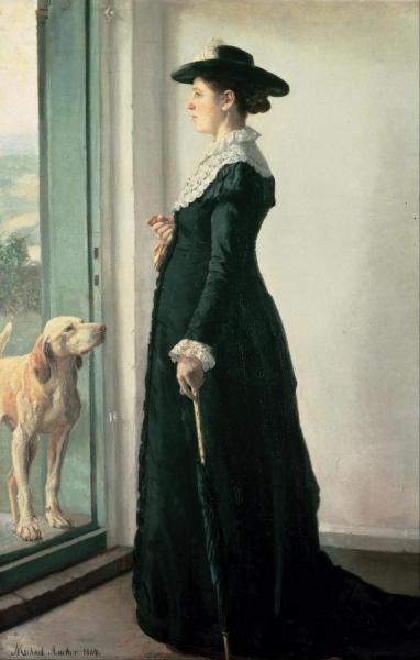 Portrait Of My Wife by Michael Ancher