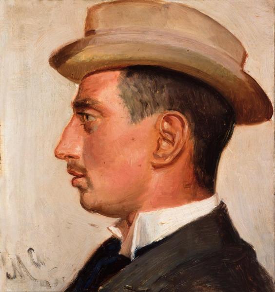 Prince Christian Of Denmark by Michael Ancher