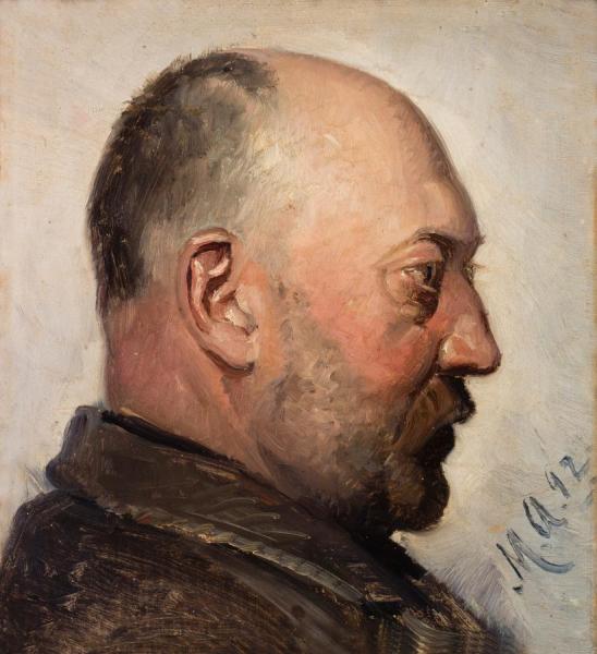 Thorvald Bindesboll by Michael Ancher