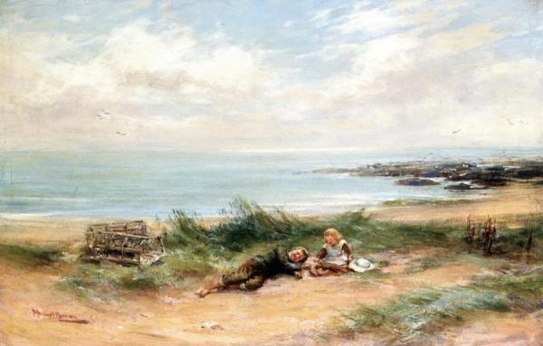 Resting In The Dunes by Michael Brown