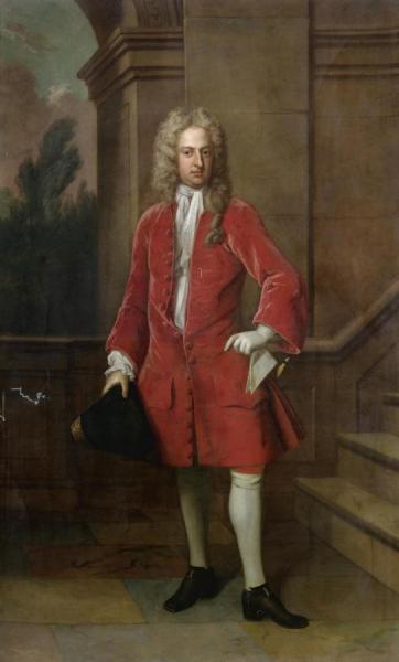 Portrait Of A Gentleman I by Michael Dahl