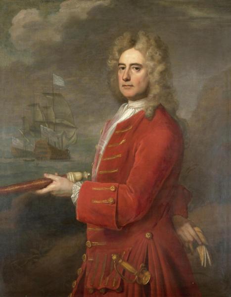 Portrait Of Admiral Sir James Wishart (1650-1723) by Michael Dahl