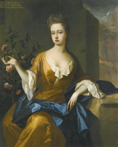 Portraits Of Colonel Robert Honywood's Wife Mary by Michael Dahl