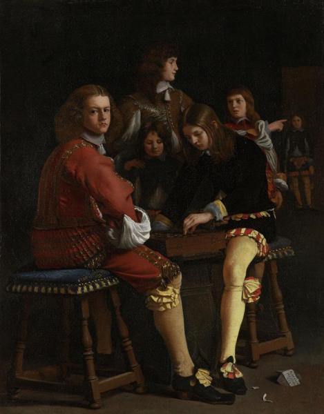 Damspelers by Michael Sweerts