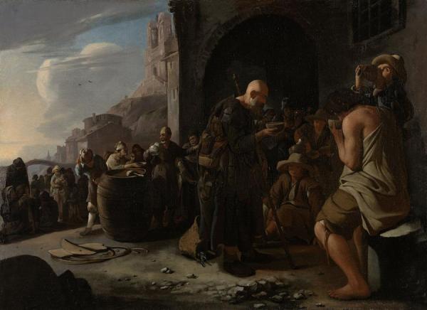 Refreshing The Thirsty by Michael Sweerts