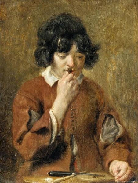 Young Boy With Tobacco by Michael Sweerts Oil Painting Reproductions
