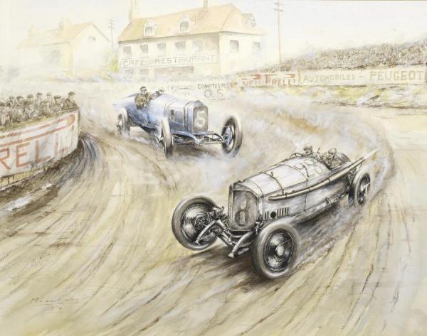 1914 Grand Prix De L'acf by Michael Wright