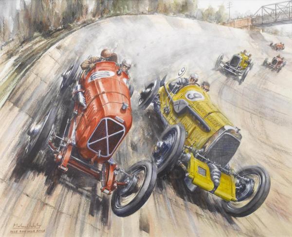 1925 Brooklands 200 Mile Race by Michael Wright