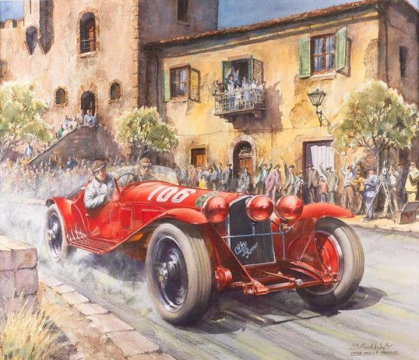 Michael Wright 1932 Mille Miglia