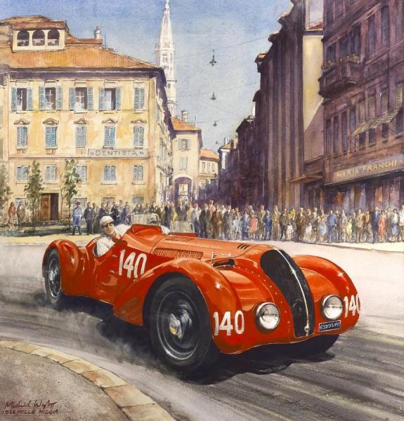 Michael Wright 1938 Mille Miglia