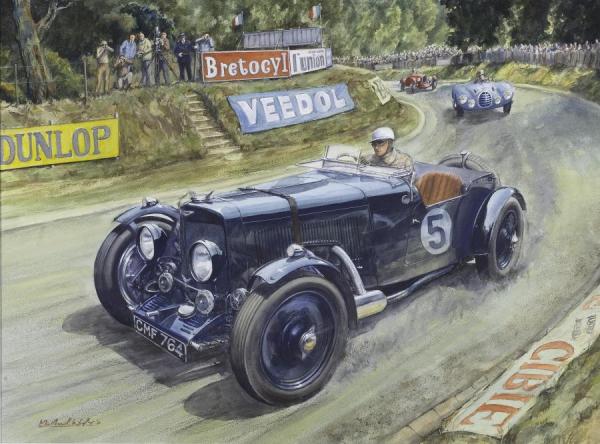1951 Bol D Or (st Germain   En   Laye Circuit) by Michael Wright