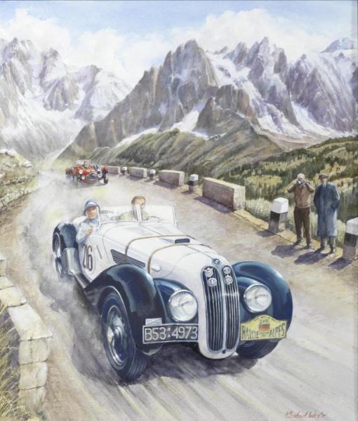 1952 Alpine Trial by Michael Wright