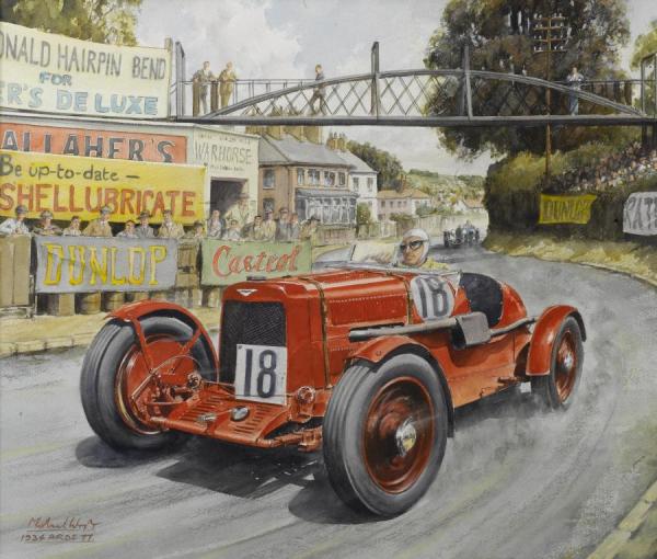 Aston Martin 1934 Ards Tt by Michael Wright