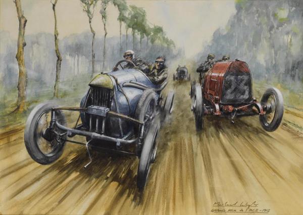 Grand Prix De L'a.c.f. 1912 by Michael Wright