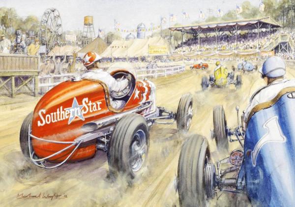 State Fair Dirt Track by Michael Wright