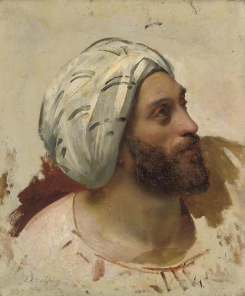Portrait Of An Arab by Michel-martin Drolling