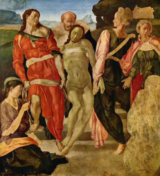 Michelangelo Buonarroti Entombment