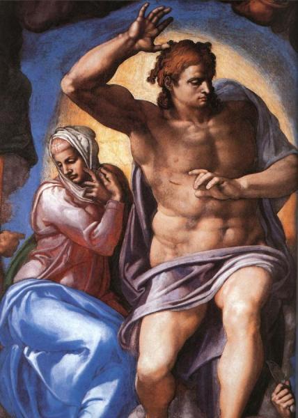 Michelangelo Buonarroti Last Judgment (detail)